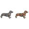Decoratieve figuren Home ESPRIT Multicolour Hond Mediterrane 21 x 6 x 12 cm (2 Stuks)