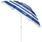 Parasoll Aktive Blauw/Wit Aluminium Staal 200 x 198 x 200 cm (6 Stuks)