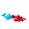 Knuffel voor honden Gloria Nuka Narwal Polyester EVA-rubber Polypropyleen