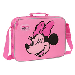 Schooltas Minnie Mouse Loving Roze