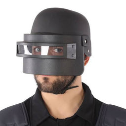 Politiehelm Zwart