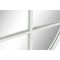 Wandspiegel DKD Home Decor 80 x 2,5 x 80 cm Kristal Wit Ijzer Venster