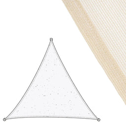 Stof 3 x 3 m Zonnetent Beige Polyethyleen