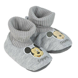 Slippers Voor in Huis Mickey Mouse Lichtgrijs Schoenmaat 25