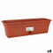 Plantenbak met schaal Dem Greentime Rechthoekig Bruin 60 x 20 x 17,3 cm (6 Stuks)