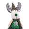 Kerstversiering Groen Multicolour Zand Weefsel Rendier 12 x 5 x 42 cm