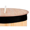 Wasmand Natuurlijk Zwart Metaal Bamboe 48 L Hout MDF (4 Stuks)
