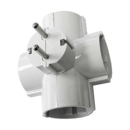 Stekkerdoos EDM Viervoudig 2400 W 250 V 16 A Thermoplast