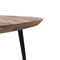 Set van 3 tafels Zwart Natuurlijk Ijzer Acacia 86 x 81 x 43 cm (3 Stuks)