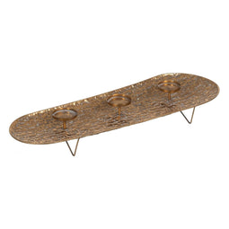 Kaarsenplateau Gouden Ijzer 78 x 28 x 11,5 cm