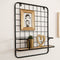 Planken Vinthera Moa Staal Zwart Metaal 42,5 x 12 x 56 cm (8 Stuks)