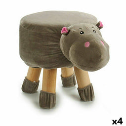 Kruk Nijlpaard 29 x 30 x 40 cm (4 Stuks)
