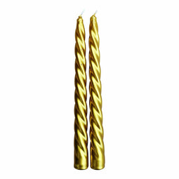 kaarsjes Magic Lights Decoratief Gouden Ø 2 x 24 cm
