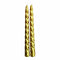 kaarsjes Magic Lights Decoratief Gouden Ø 2 x 24 cm