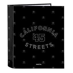 Ringmap Safta California Zwart A4 27 x 33 x 6 cm