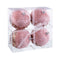Kerstballen Roze Gouden Polyfoam Weefsel 10 x 10 x 10 cm (4 Stuks)