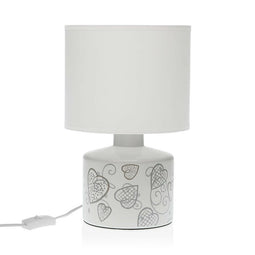 Bureaulamp Cozy Hartjes Keramisch (22,5 x 35 x 22,5 cm)