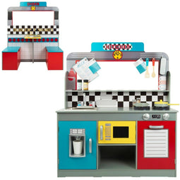 Speelgoedkeuken Play & Learn Retro 90 x 104 x 58 cm