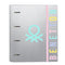 Ringmap Benetton Silver Zilverkleurig 27 x 32 x 3.5 cm