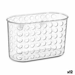 Douchehanger 19,3 x 12 x 9 cm Transparant Plastic PVC (12 Stuks)