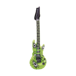 Gitaar My Other Me Groen Opblaasbaar Één maat 92 cm