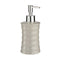 Zeepdispenser Golven Keramisch Grijs Metaal 12 Stuks (260 ml)