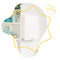 Wisselaar Badabulle Plouf Compact Voor aan de muur Opvouwbaar 46 x 46 x 61 cm