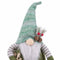 Kerstversiering Wit Groen Metaal Weefsel 20 x 8 x 42 cm