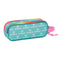Pennenetui met 2 vakken Rainbow High Paradise Turkoois 21 x 8 x 6 cm