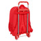 Schoolrugzak met Wielen Hello Kitty Spring Rood (33 x 42 x 14 cm)