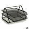 Classificatiebak Zwart Metaal 30 X 34,5 X 21 cm (6 Stuks)