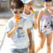 T-Shirt met Korte Mouwen voor kinderen Stitch Licht Blauw Maat 6 Jaar