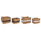 Basket spelset DKD Home Decor Wit Zwart Natuurlijk Wit/Zwart Polyurethaan Hout Metaal Natuurlijke...