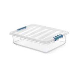 Multi-functionele Kist Domopak Living Katla Transparant Polypropyleen 8 L (39 x 29 x 10,5 cm)