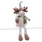 Kerstversiering Multicolour Zand Weefsel Rendier 18 x 11 x 60 cm