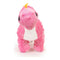 Knuffel voor honden Gloria Orhy Roze Dinosaurus Polyester EVA-rubber Polypropyleen
