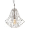 Plafondlamp 30 x 30 x 36 cm Metaal Zilver