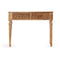 Zijtafel met 2 lades Bruin Mangohout 98 x 77 x 42 cm Curve
