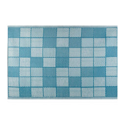 Outdoor Carpet Meis Blauw Wit Polypropyleen 160 x 230 cm