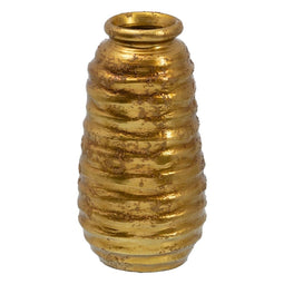 Vaas Keramisch Gouden 15 x 15 x 30 cm