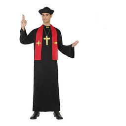 Kostuums voor Volwassenen Priester Zwart Maat XL