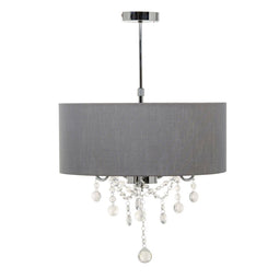 Plafondlamp 44 x 44 x 65 cm Grijs Metaal