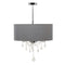 Plafondlamp 44 x 44 x 65 cm Grijs Metaal