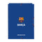 Map F.C. Barcelona Blauw Kastanjebruin A4