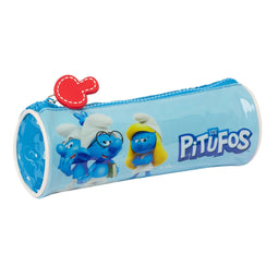 Schoolpennenzak Los Pitufos Blauw 20 x 7 x 7 cm