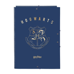 Map Harry Potter Magical Bruin Marineblauw A4 (26 x 33.5 x 2.5 cm)
