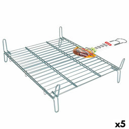 Grill Algon Dubbel Verzinken 40 x 45 cm (5 Stuks)