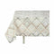 Tafelkleed Dun canvas Anti-vlek Ruiten 140 x 180 cm Beige (6 Stuks)
