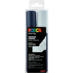 Markeerset POSCA PC-17K Wit Zwart