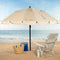 Parasoll Aktive Crème Aluminium 240 x 235 x 240 cm (6 Stuks)